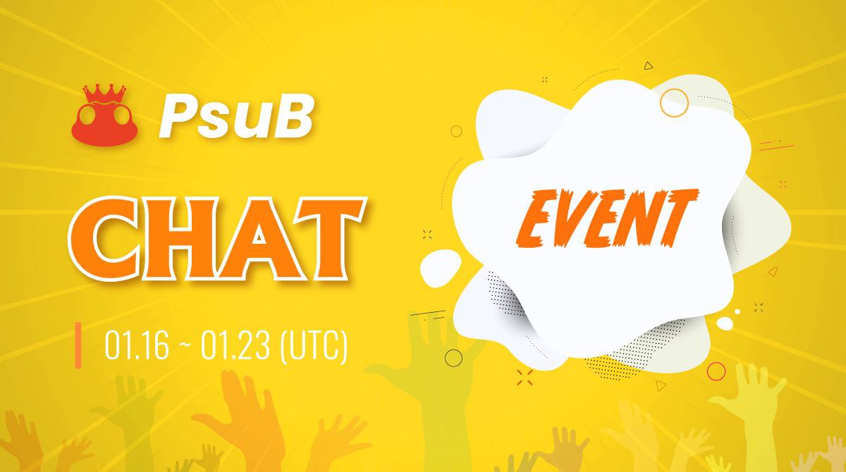 ✔️ Happy New Year2️⃣0️⃣2️⃣4️⃣  PSUB PSUBI presents Telegram✔️ chat activity Event.

Start: 16 January, 2024
End: 23 January, 2024
UTC: 12.00PM

"PsuB big event is going on, To learn more about the prize money and how to participate, you can visit: t.me/PsuBOfficialCh…

#PSUB