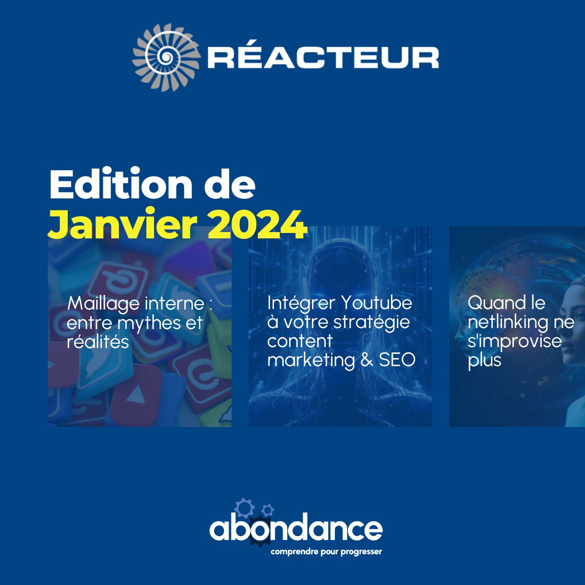 RÉACTEUR : L'édition de JANVIER est sortie 💥

Les articles #SEO que vous aurez le plaisir de découvrir ce mois-ci 👇 [THREAD]