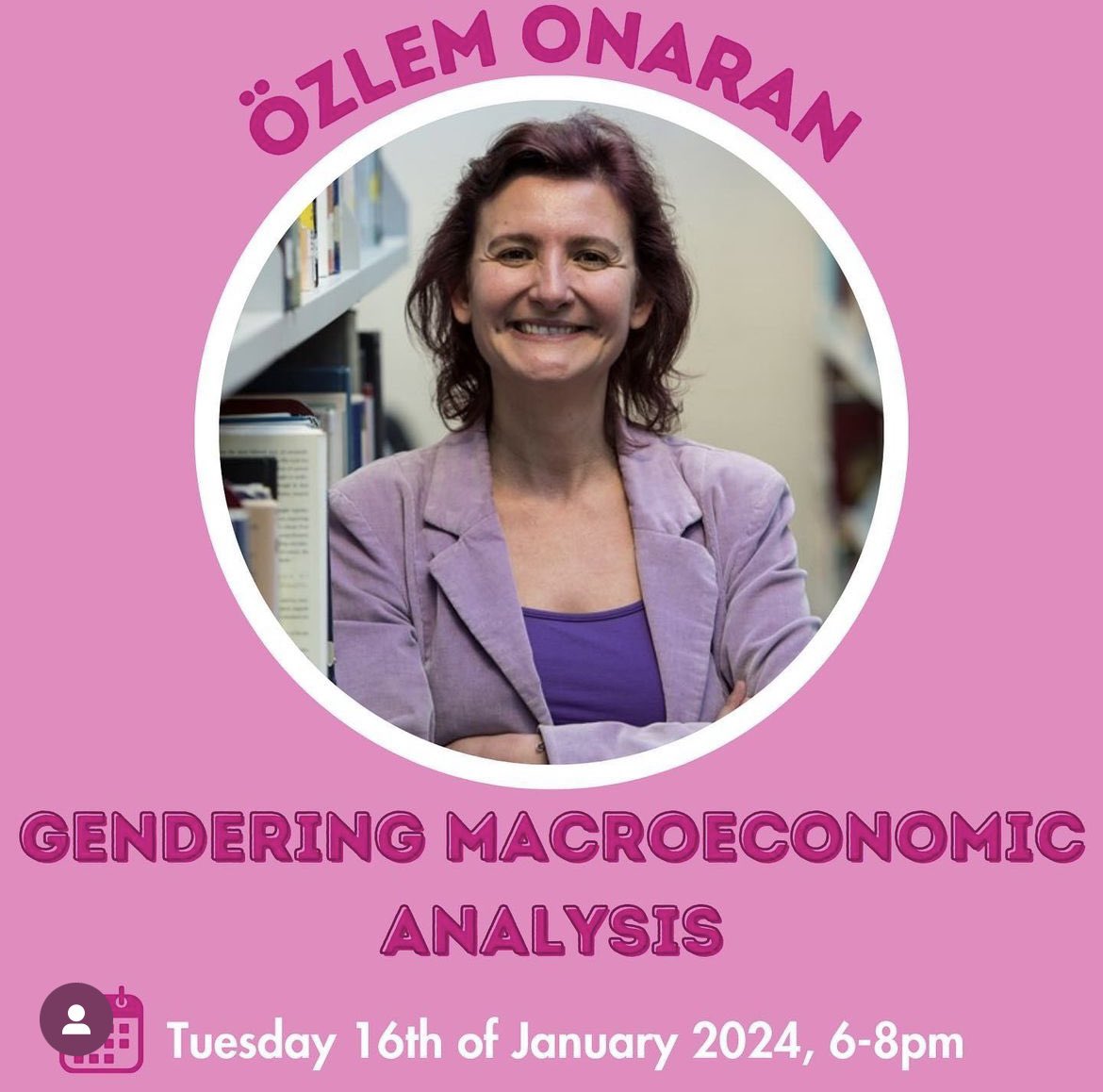 We kick-off the series today with Özlem Onaran, discussing the role of feminist economics in post-Keynesian frameworks. Feel free to drop by for some learning and wine! 6 pm today with <a href="/SOASEconomics/">SOAS Economics</a>
