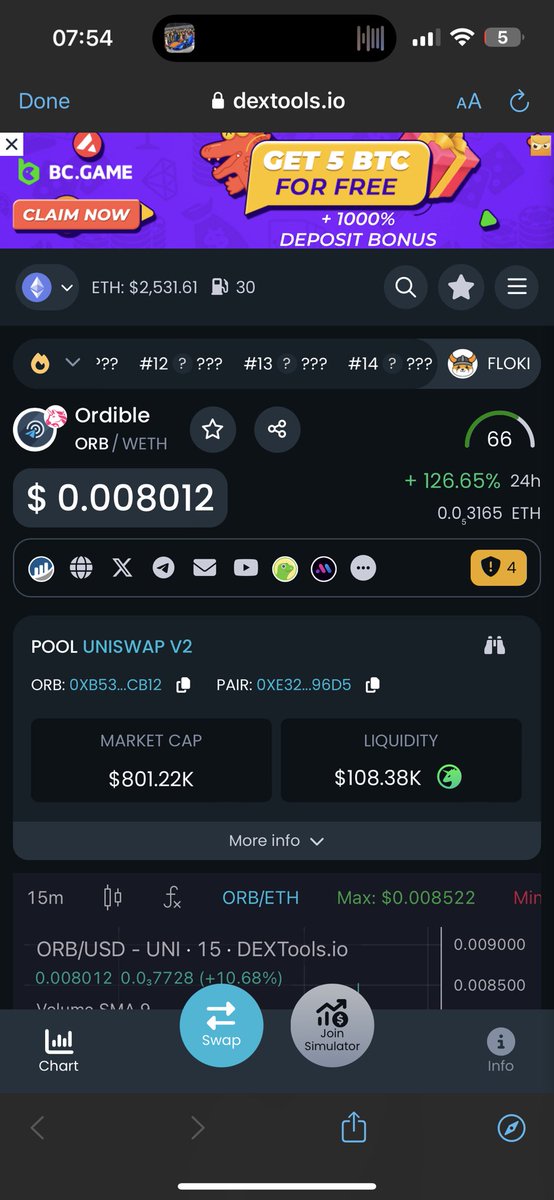 YoungBoyGems's tweet photo. Ordible Bot

250k > 850k 3x From Original post
https://t.co/BLn3lYkIne

Follow my Twitter & my TG for Gems: https://t.co/NsWPHofYjb

My win rate 92% over 140 calls

#Crypto #memecoins #Shiba #memecoin #ordibles #ordible #ordiblebot
#Cryptomemecoins #utility #100X
#Gemhunter #gemhunters #eth #Solana
#Bitcoin B B #Gamefi #money #Sei #seinetwork #BRC #BRC20
#SEINFT #RWA #DEFI #DEPIN
#Grok #Pepe #Woiack #altcoins