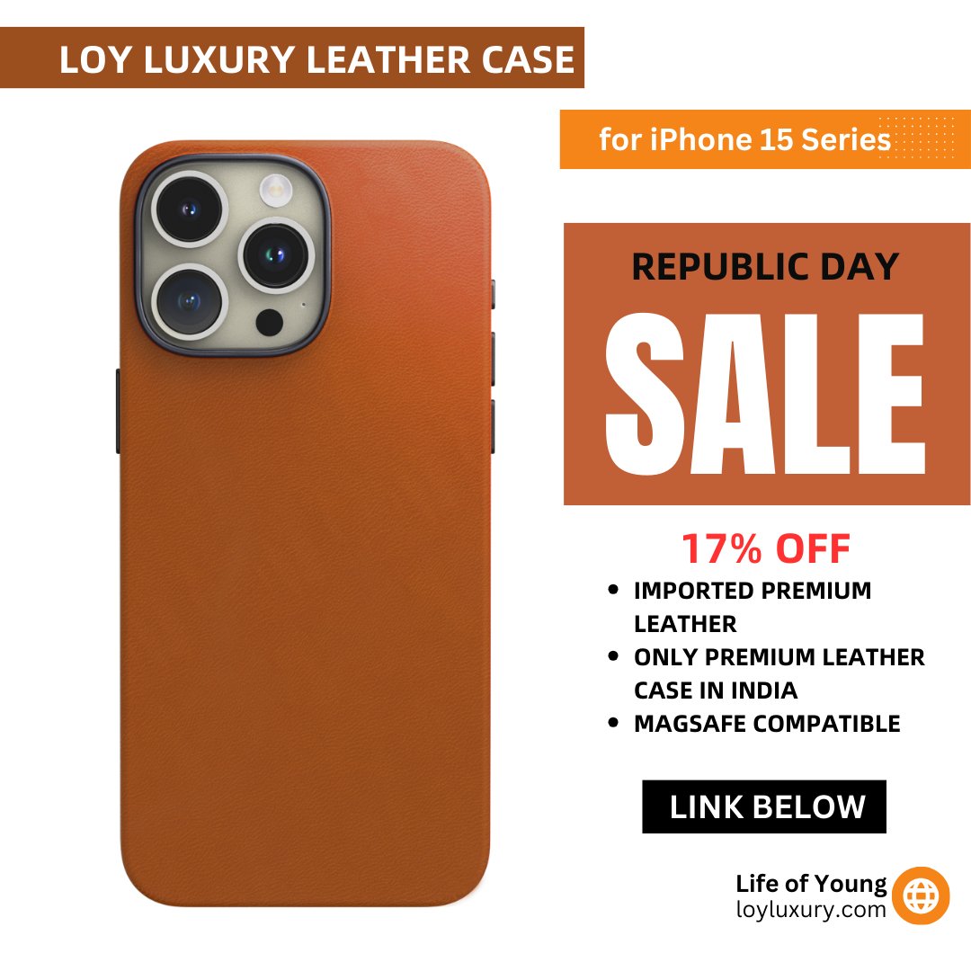 MindYourDeal's tweet image. Lowest Price (Aff)- amzn.to/48YwlhH
Rs 4,999 (17% off + Offers)
LOY Life Of Young Luxury Leather Case for iPhone 15 Pro Max (Brown)

#luxurycase #iphone #iphone15promax #iphone15 #tech #gadget #india