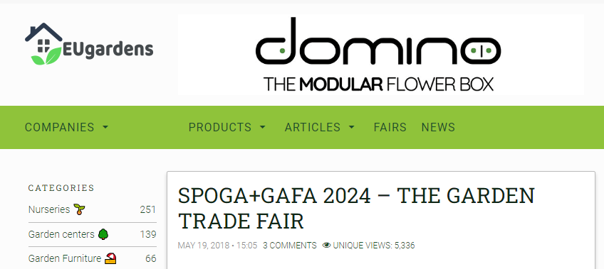 sometimes, just curious,are they serious about the time, is that time MAY 19 2018 is correct? They know spoga fair will be 16 June 2024 in year 2018?