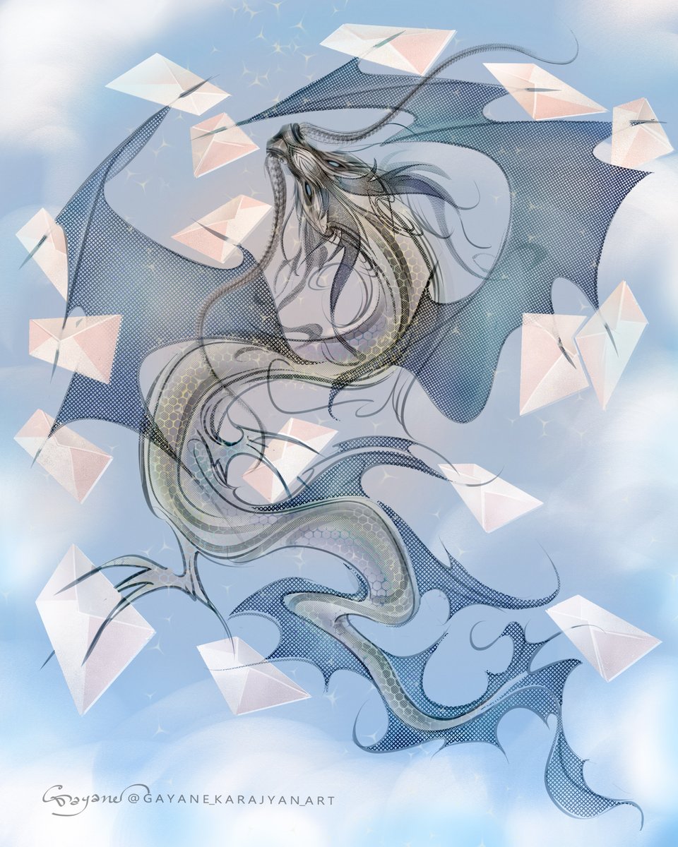 GKarajyan's tweet photo. Dragon Postal Service
#CDC #characterart #dragons #Dragon #dragonart  #illustrationart #DigitalArtist  #ArtistOnTwitter #art #ArtOfTheDay #NoAIart #drawingart #digitaldrawing #digitalart #digitalartwork https://t.co/ZIbl3M0q0d