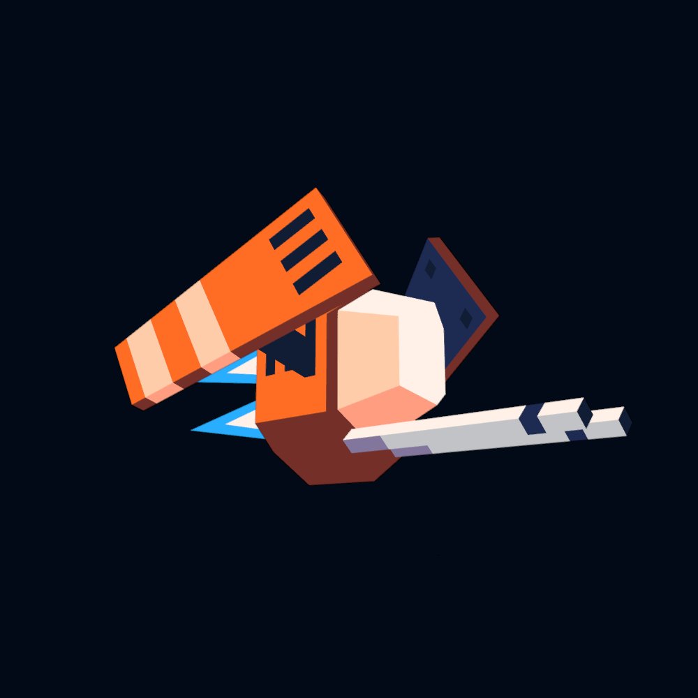 LokiStriker's tweet photo. "To Hell And Back" #lowpoly #pixelart #polypixel https://t.co/DYBwkAheSy