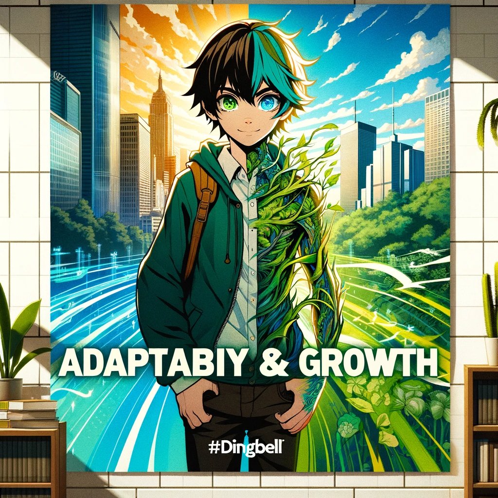 🌱 In a changing world, adaptability is our greatest strength. Let's learn together at #DingBell how to grow through challenges, discovering the power of self-adjustment and innovation. Every step of growth is worth celebrating! 🌟 #AdaptationAndGrowth