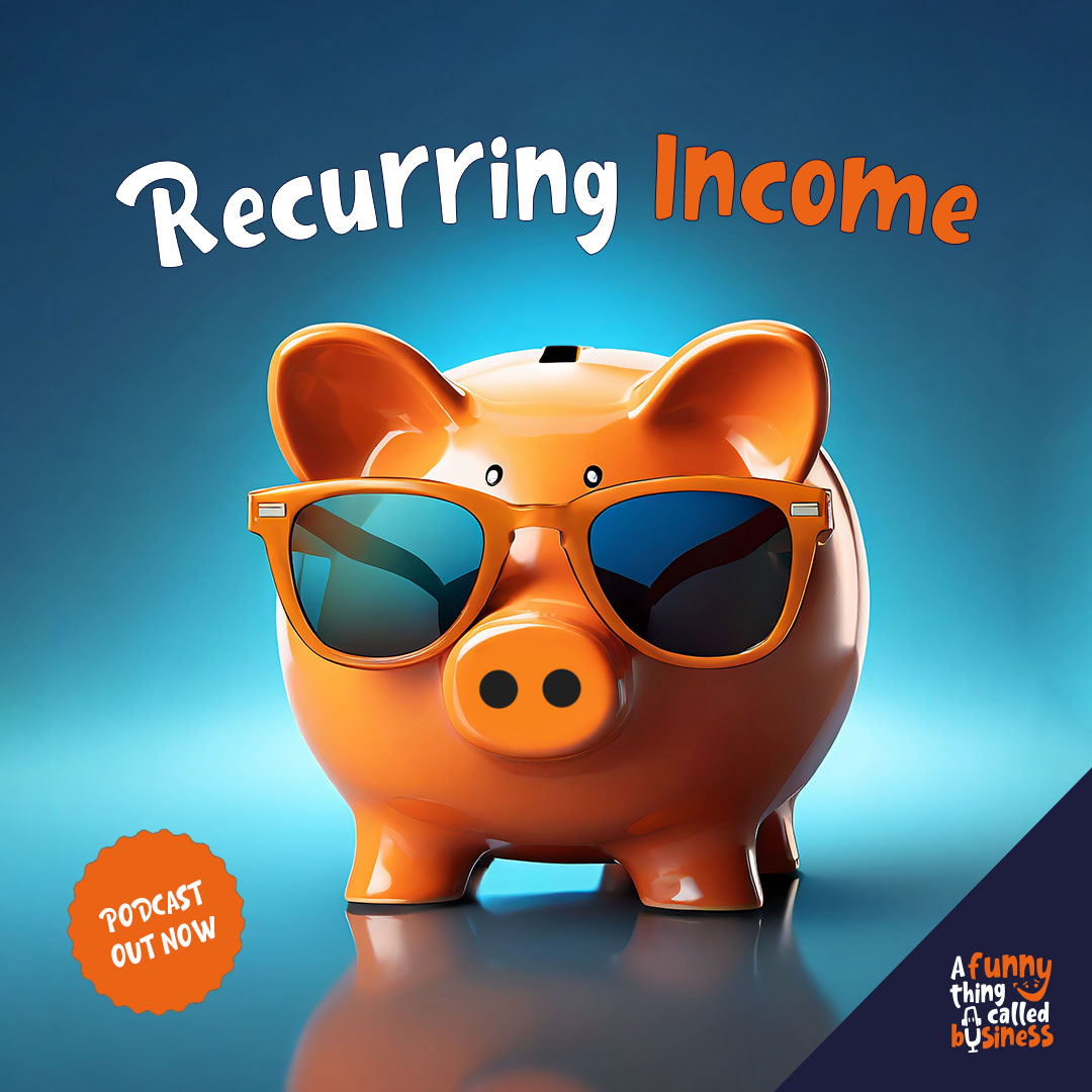 Time for a brand new #podcast episode. This month's hot topic: Recurring Income. 

What is it? How do you start it? How do you maintain it?

All of these questions and we'll some laughs along the way too! 

Tune in: bit.ly/3bXj8ez

#smallbusiness #podcast #entertainment