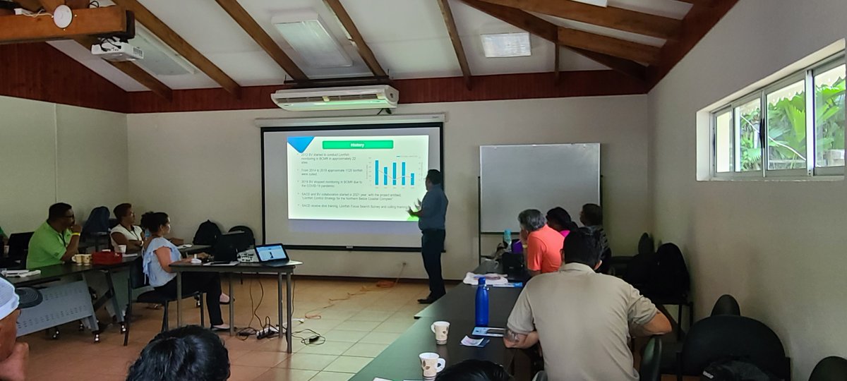 We recently shared the #Belize National Lionfish Management Strategy on an exchange organised by the Associations of Artisanal Fishermen in Southwest Caribbean. The team shared experiences with adaptive lionfish management techniques to help develop a regional action plan.
