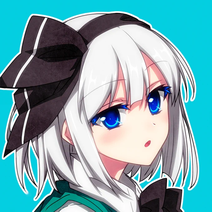 X(Twitter)用アイコンの妖夢ちゃんと幽々子様を描きましたー! ルールを守って楽しく使ってくれると嬉しいです! ルールはツリーを確認してください! #東方Project