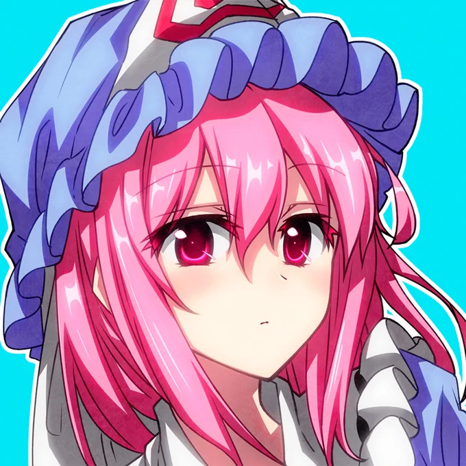 X(Twitter)用アイコンの妖夢ちゃんと幽々子様を描きましたー! ルールを守って楽しく使ってくれると嬉しいです! ルールはツリーを確認してください! #東方Project
