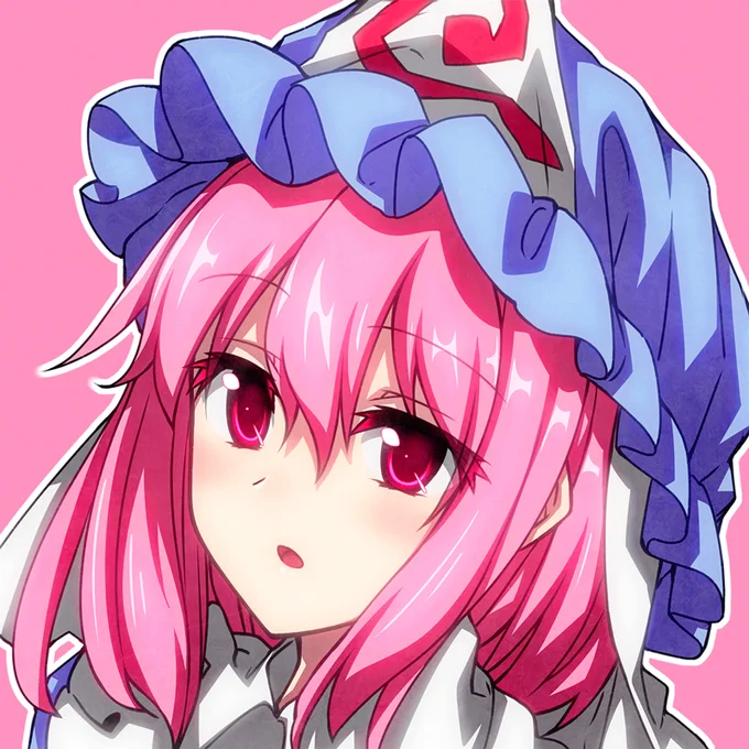 X(Twitter)用アイコンの妖夢ちゃんと幽々子様を描きましたー! ルールを守って楽しく使ってくれると嬉しいです! ルールはツリーを確認してください! #東方Project
