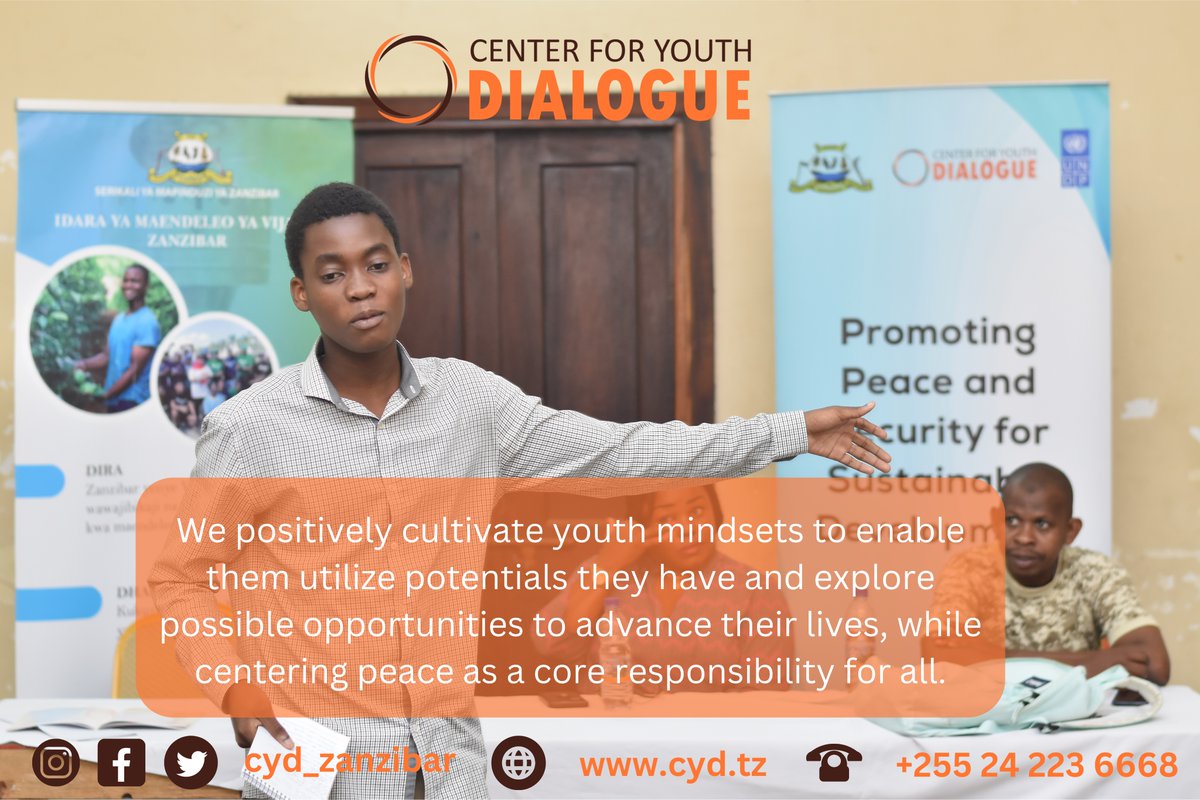 Join CYD on paving the way for personal growth, empowering youth minds for boundless potential and endless opportunities, along with embracing a core commitment to peace. 

 #YouthEmpowerment #ExploreOpportunities #Peace #CYD