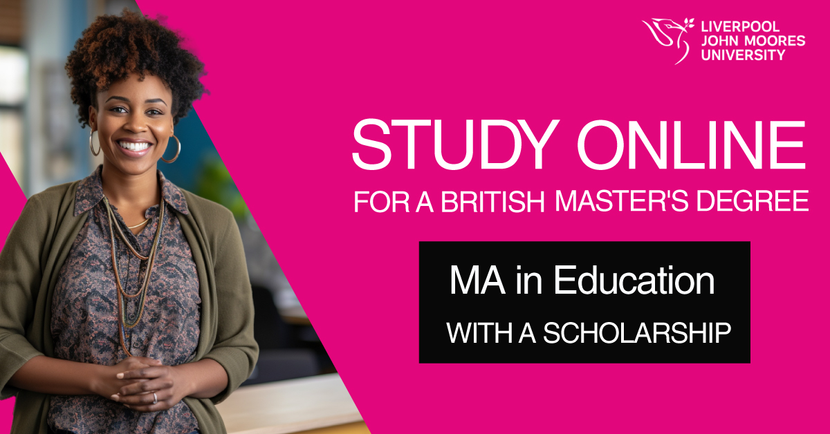 Unicaf, in partnership with Liverpool John Moores University, the 4th-best university in the UK*, offers generous scholarships to study online for a Master's Degree in Education. 🧑‍🏫<a href="/LJMU_Int/">LJMU International</a>  
👉study.unicaf.org/48YK9ZD

*According to the UniCompare Top 100 Universities Rankings