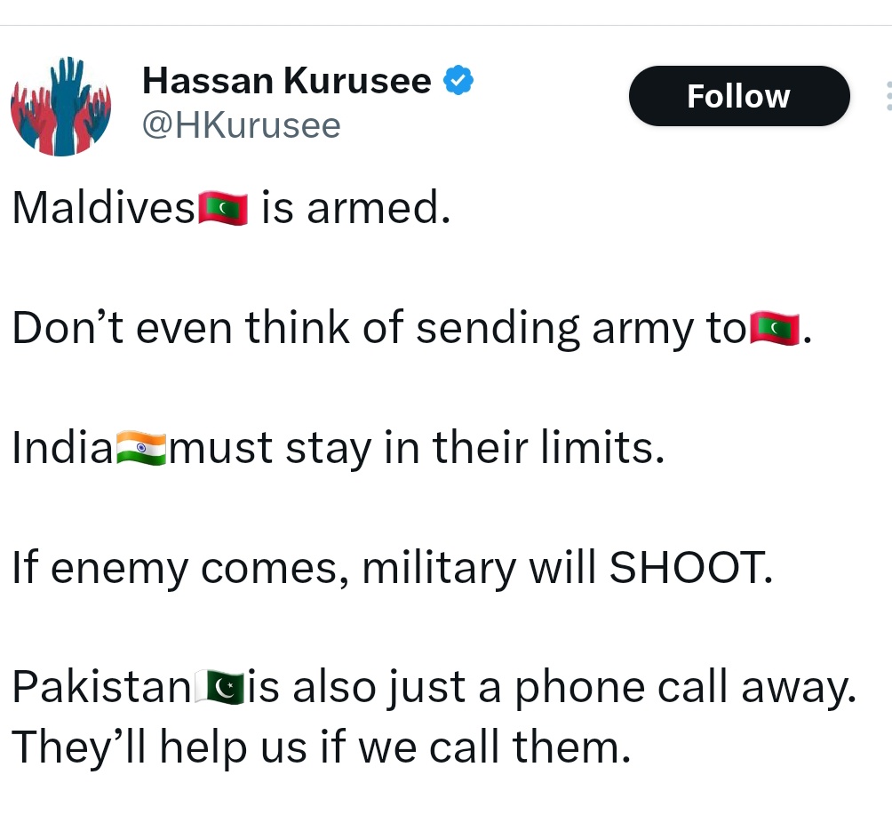 bhatiacrish___'s tweet photo. Two rising superpowers of Asia 

Maldives and Pakistan ❤️ https://t.co/wPaZEwHM0n