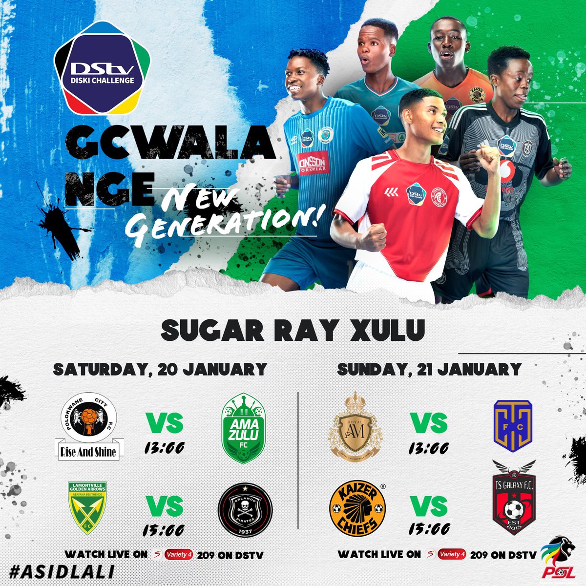 KCMathoma's tweet photo. https://t.co/sJeGNoAoJM⚽️Are you missing local Diski? #Asidlali isadlala even during AFCON😉
🏟️ |Sugar Ray Xulu Stadium
⏲️|Saturday and Sunday(This weekend)
#KCMGLOBALSPORTS
#KCMGSFOOTBALL