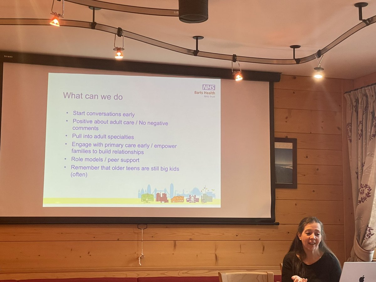 How can we help young people transition from paediatric to adult care? Some advice from @SusieM77 ‘Ready Steady Go Hello’ - great example of programme helping empower CYP take control of their health conditions into adulthood readysteadygo.net/home.html @WIMIN_UK #WIMIN_WINTER24