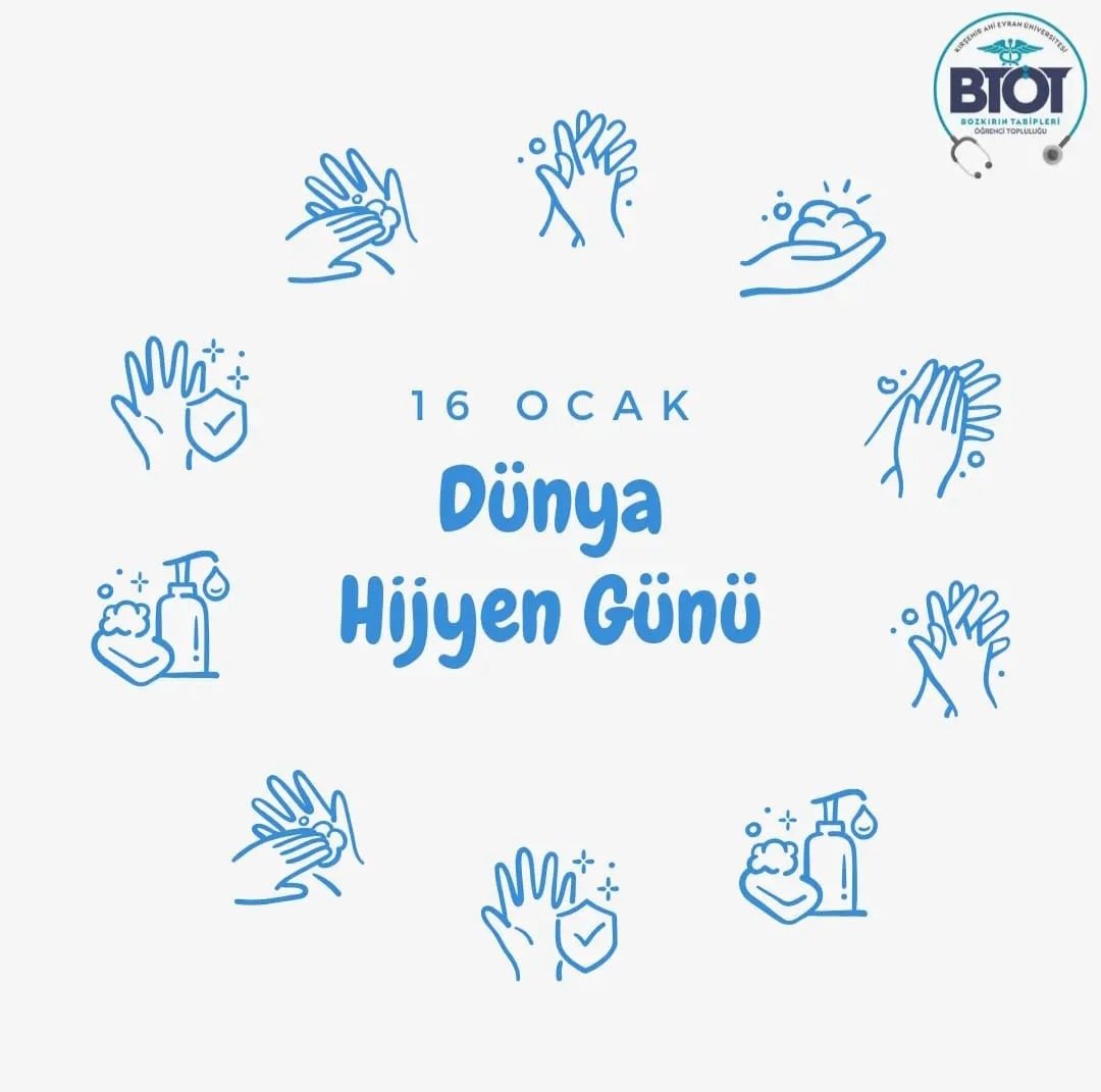 aeubtot's tweet photo. Dünyada ve ülkemizde dünya hijyen günü önemi her yıl 16 Ocak tarihinde anlatılır.
Hijyen hayatın her alanında olmalıdır ve sağlıklı birey olabilmenin koşulu budur. Sağlığı olumsuz etkileyecek ortamlardan korunmak için alınan temizlik önlemleri ve atılacak tüm adımlar + https://t.co/nMh01zSeob