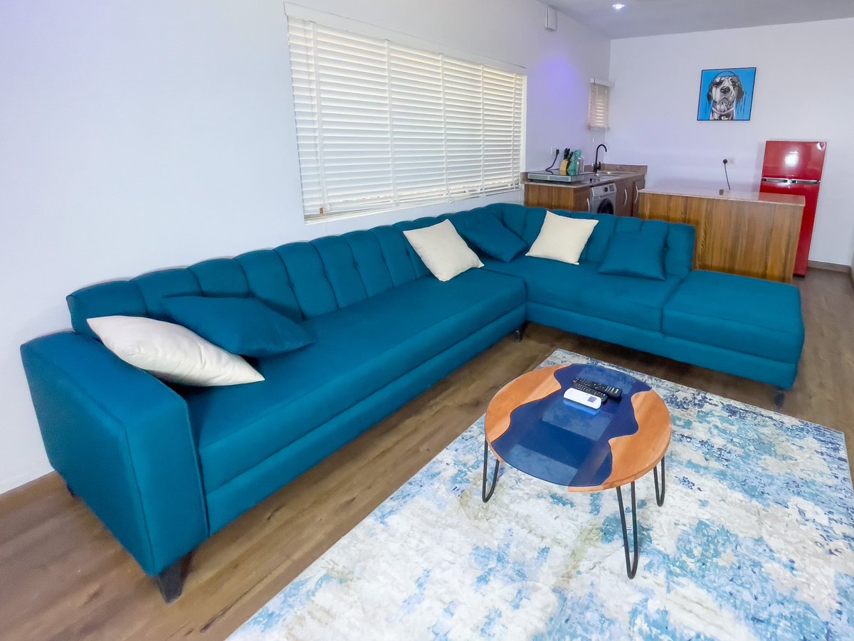 MShortlets's tweet photo. Ready to host you! 

Luxurious 1 bedroom apartment, clean and comfortable, housekeeping services, 24/7 power supply, 24/7 security, high speed unlimited internet, good road network and great access to all the places you love 

Location: VI. 
Rate: 75,000 a night. https://t.co/HdksTDriI1