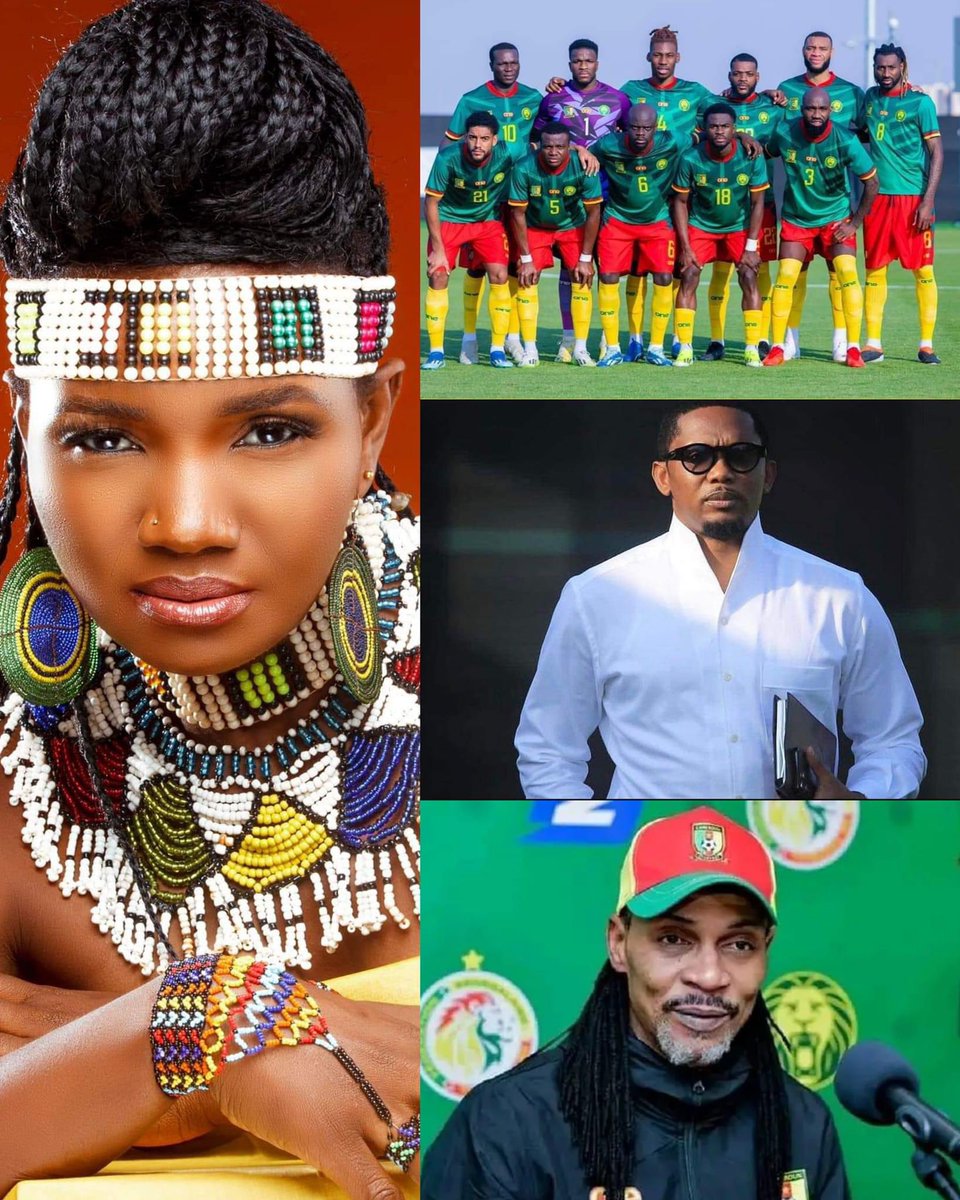 Message de l’artiste kareyce Fotso🇨🇲 à Samuel Eto’o, Rigobert Dieudonné et au lions‼️

« ÊTRE CAMEROUNAIS EST UN ÉTAT D’ESPRIT VOUS NE L’AVEZ PAS 

Les enfants là approchez!
vous n’avez pas le niveau de jouer pour le Cameroun. 
C’est trop mou, manque de détermination , même