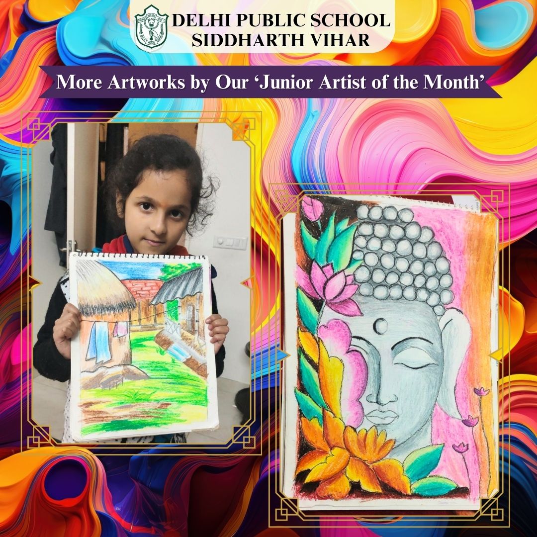 dpssiddharthvih's tweet photo. We are pleased to announce that Divyanshi of V B has won the title of ‘Junior Artist of the Month’ for the month of January. 

#dpssiddharthvihar #dpssv #ArtistOfTheMonth #admissionsopen2024_25 #AdmissionsOpen2024 #admissionsopen2024 #admissionsopen2024_2025 https://t.co/rozGKV8ylX