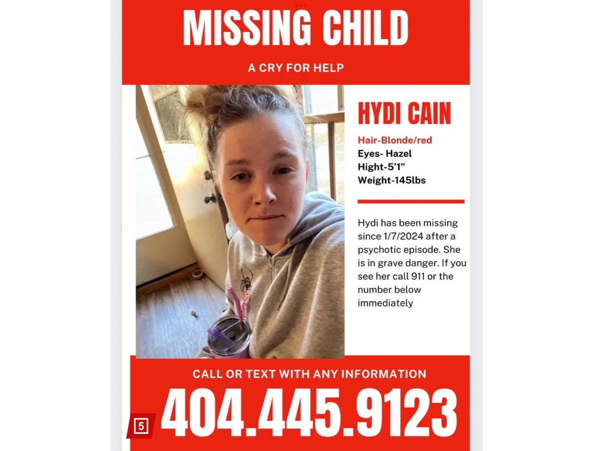 KateMelin25991's tweet photo. 🙏🙏If You  Have Seen Hydi  Please Call 911 🙏🙏 https://t.co/P5ZPKwZfnT