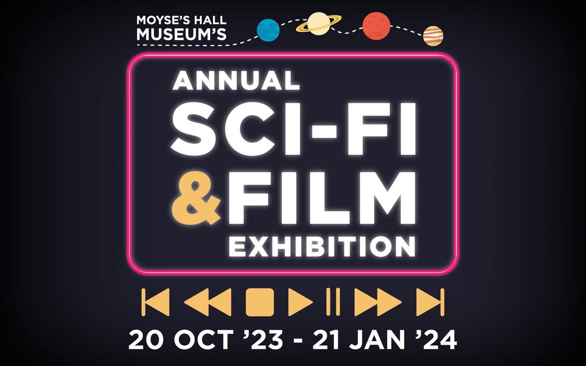 DiscoverNKT's tweet photo. It's the last week of Moyse's Hall Museum's Sci-Fi and Film Exhibition! 🎥🎞

Don't miss your chance to see screen used and production made props, legacy edition items and much more from some of your favourite movies and TV shows!

https://t.co/Rhm1bQbXMF

#BuryStEdmunds https://t.co/tIBxmLQMEn