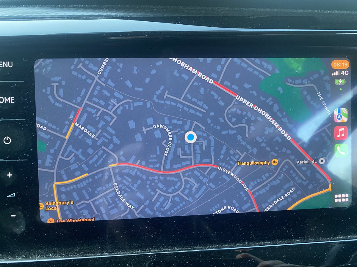 Probably should have got up earlier 🤷‍♀️M3 road work’s causing chaos.