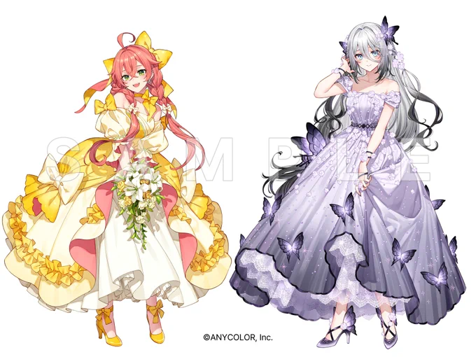 #にじさんじ「Idios 1st Anniversary」にて獅子堂あかりさんとソフィア・ヴァレンタインさんのイラストを担当させて頂きました #いでぃおす一周年 