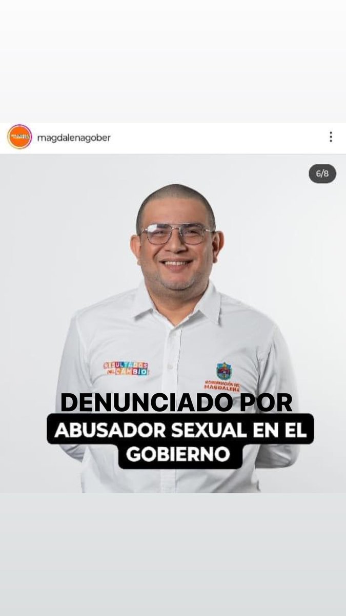 <a href="/MarialejaRojas/">Mariale Rojas Aguilar</a> denuncia a FABIAN ALBERTO BOLAÑO GUTIERREZ por acto sexual abusivo, el señor guarda silencio, toma distancia, cambia su apariencia y regresa al sector público. ¿Hasta cuándo las autoridades van a encubrir a este tipo de delincuentes protegidos por políticos?
