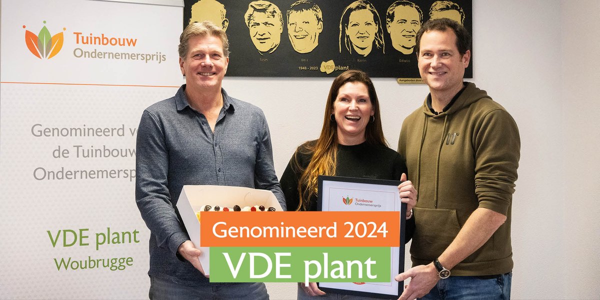 TOPTuinbouw's tweet photo. Gefeliciteerd! @GreenplantsVDE is de derde genomineerde voor de Tuinbouw Ondernemersprijs. "Enorm trots op deze nominatie, echt een teamprestatie."
#TOPtuinbouw #tuinbouwondernemersprijs #ondernemersprijs #topondernemer #ondernemersprijs #tuinbouw https://t.co/sIvbrwHBXt
