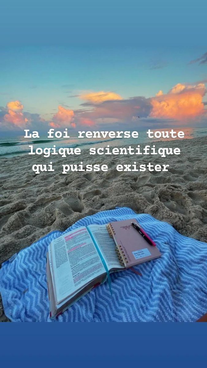 La foi renverse toute logique scientifique qui puisse exister 🙌
