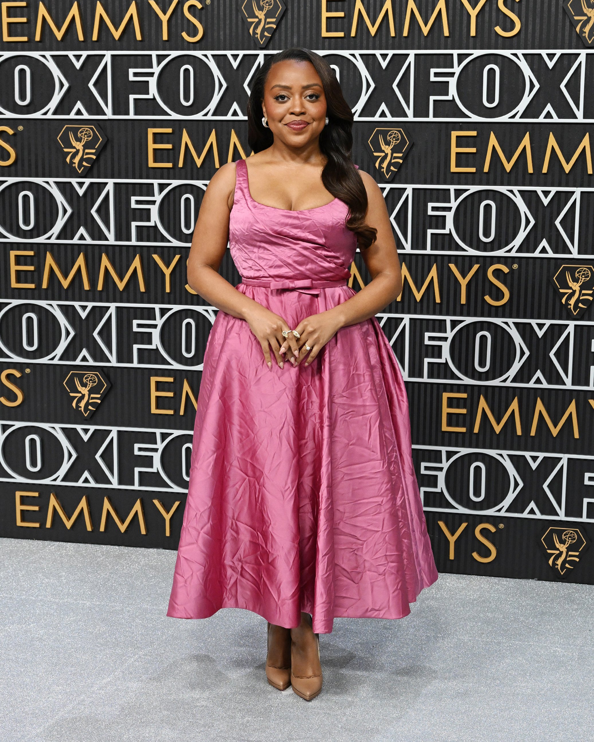 Dior on X: Soft palettes. Quinta Brunson graced the #75thEmmys in