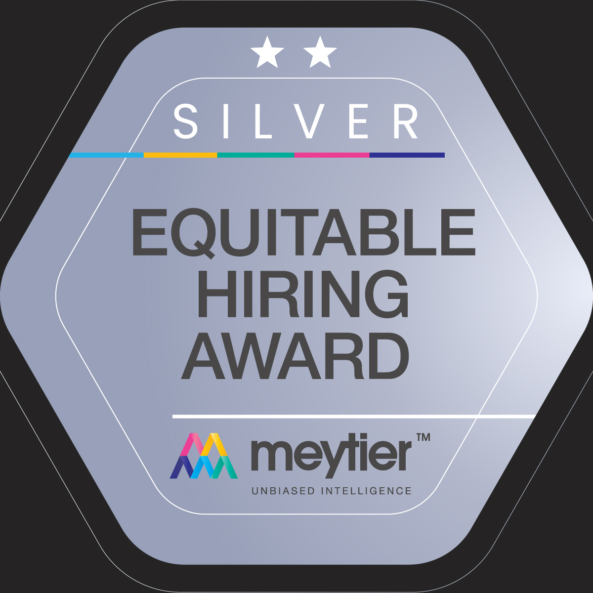 Hubzrg's tweet image. We&apos;re thrilled to announce that Hub has been honored with the Silver Equitable Hiring Award from Meytier! 

#WeareHub #hubrecruiting #experiencethedifference #diversityandinclusionmatters