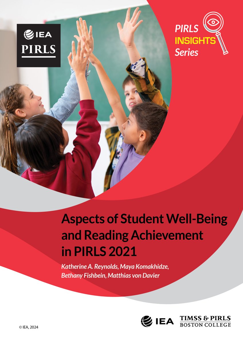 iea_education's tweet image. 📢IEA and the @TIMSSandPIRLS International Study Center at Boston College are pleased to announce that Aspects of Student Well-Being and Reading Achievement in PIRLS 2021, is now available. 

➡️ Find out more about the report here: iea.nl/news-events/ne… 

#PIRLS2021 #PIRLS…