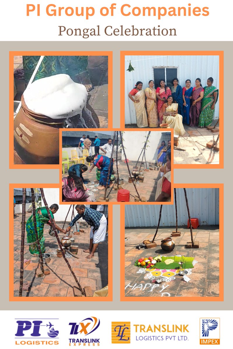 Translinklog's tweet photo. Harvesting joy and teamwork this Pongal! 📷📷Our office celebrations are as vibrant as the Pongal pot.
#Pongal2024  #HappyPongal  #Pongal  #PongalFestival  #celebration https://t.co/BAjTzDIk3p