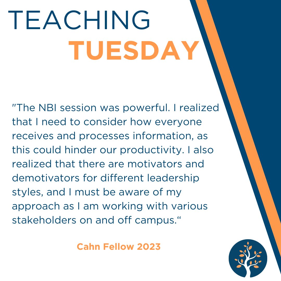 Our 2023 Cahn Fellows are on a journey of self-discovery, exploring their unique leadership styles and embracing growth. #transformative21 #schoolprincipals