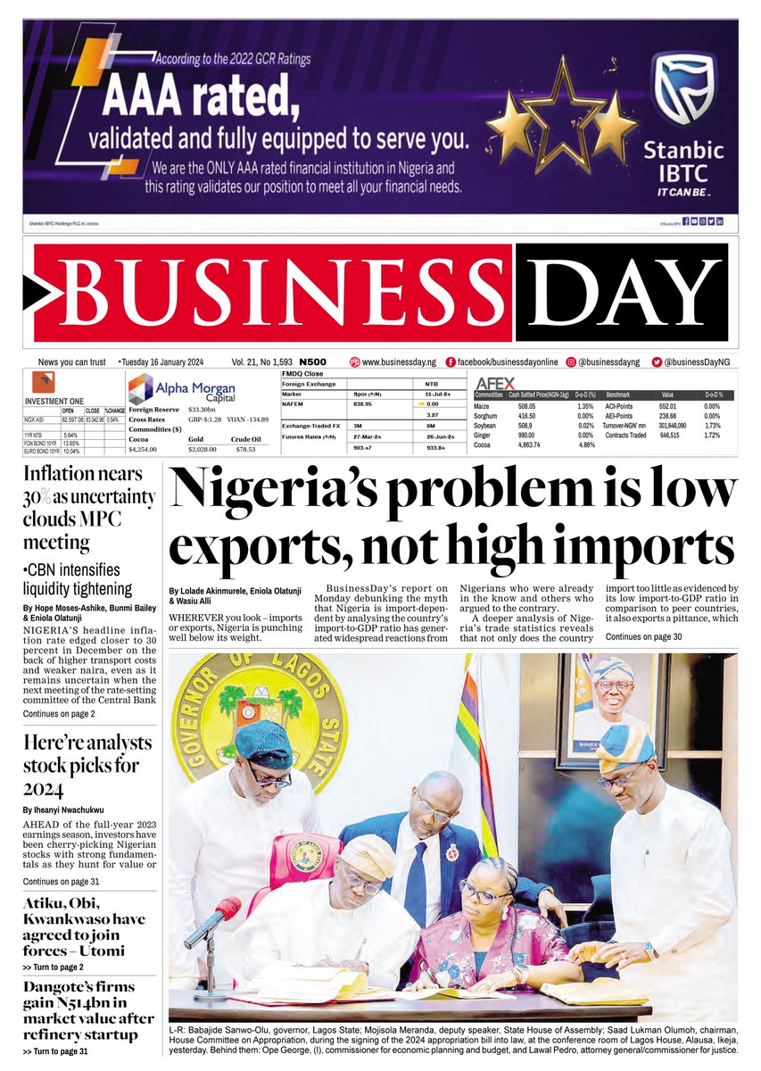 JMVCNetwork's tweet photo. 16 | 01 | 2024
#Newspaper #Headlines https://t.co/NbkQ1B2nMf