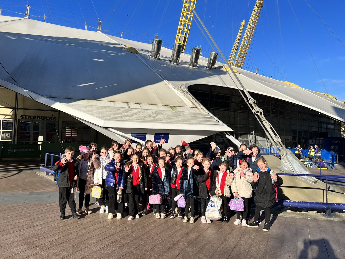 We’ve arrived at the 02 ready for the Young Voices concert 🎶 #youngvoices2024