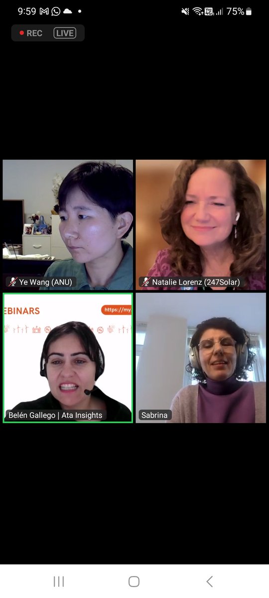 👏👏Apoyamos el webinar organizado por <a href="/AtaInsights/">Ata Insights</a> y <a href="/WomenConcSolar/">Women+ in Concentrated Solar</a> en que se analizó el potencial #CSP en escala pequeña. Creemos que la #CSP es clave para todo el proceso de transformación energética del mundo y Chile. Es importante tener todas las visiones para avanzar 💪🏽