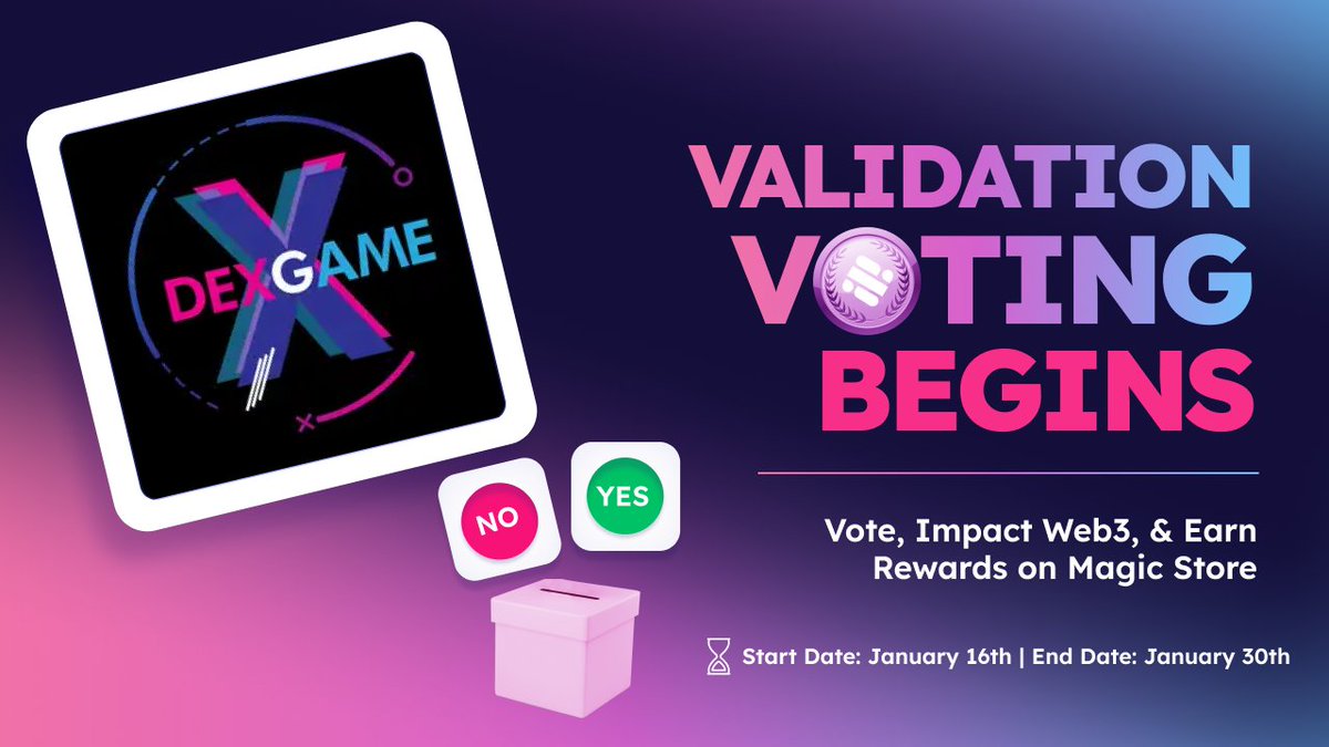 🎮  Enter <a href="/DexGame_io/">DEXGame</a> - The Gaming IDO Platform! 🔥

🌟  Bridge between game developers and investors
🛠️  A platform for innovation and creativity
👥  Community-led, for a fun gaming world

Vote for DEXGame and EARN on the Magic Store  👇💸
magic.store/app/dexgame