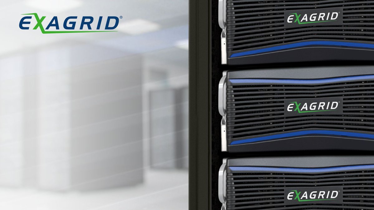 ExaGrid's tweet photo. #PressRelease - ExaGrid announces high density 2U product line including three new appliance models: the EX54, EX84, and EX189, which offer rack space efficiency. Product updates also include support of S3 Object Storage with Object Locking. 
Read more: https://t.co/uBSmijdviK https://t.co/lZfrmH8lD1