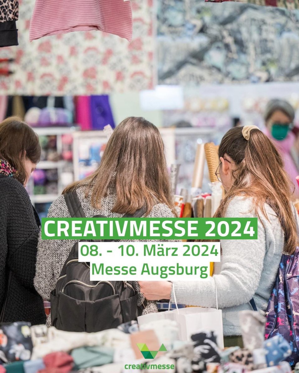 creativmesse's tweet photo. 💐 Frühlingserwachen auf der CREATIVMESSE 2024 in Augsburg! Material, Workshops, Inspiration – hier treffen sich DIY-Fans und kreative Köpfe. Jetzt Tickets sichern: https://t.co/6YZrmJVrVg 

#creativmesse24 #Creativmesse #augsburg #diy #messe #kreativität #stricken #zeichnen https://t.co/9x61Qgng8O