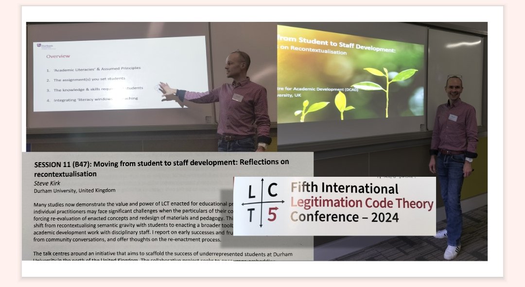 #LCT5 OMG! The as always incredible <a href="/stiivkirk/">Steve Kirk</a> taking his innovative EAP waving strategies into academic staff development! What a joy to be here 👏