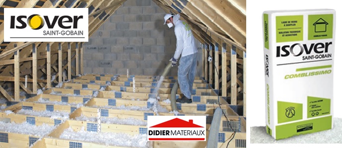 📌Pour une #isolation performante de vos #combles perdus.
Nous tenons en #stock des sacs de #comblissimo de notre fournisseur <a href="/isoverFR/">ISOVER France</a> constitués de laine de verre. Faible poids rapporté sur le plafond, fort pouvoir couvrant stable et durable.
👉devis@didiermateriaux.fr