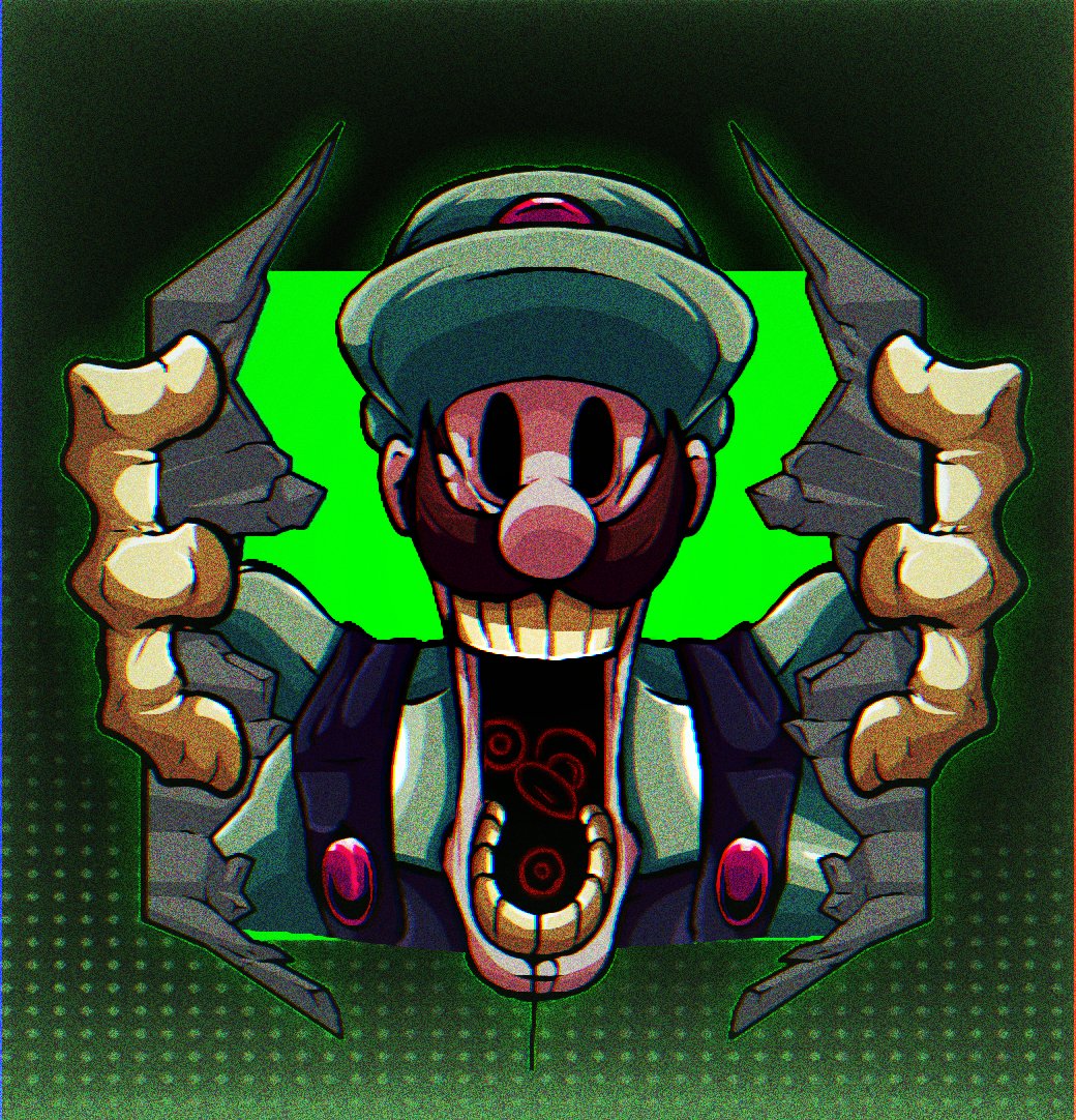 DiegoMoret15's tweet photo. He coloreado el dibujo de OverDue del freeplay de marios madness pq si 
Yo soy Luigi
Mamma mia
Luigi.exe
Soy amigo de
Mario madness
 #fridaynightfunkin #fridaynightfunkinmod #mariomadnessv2 #MariosMadness https://t.co/trUfJRWdQB