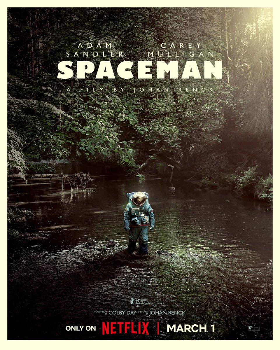 Live_for_Films's tweet photo. Adam Sandler meets a creature from the beginning of time in the Spaceman trailer. Watch it here https://t.co/VZzrmlYXAa
#Spaceman #Netflix #AdamSandler #PaulDano #SpacemanofBohemia https://t.co/tGyJxQQkzi