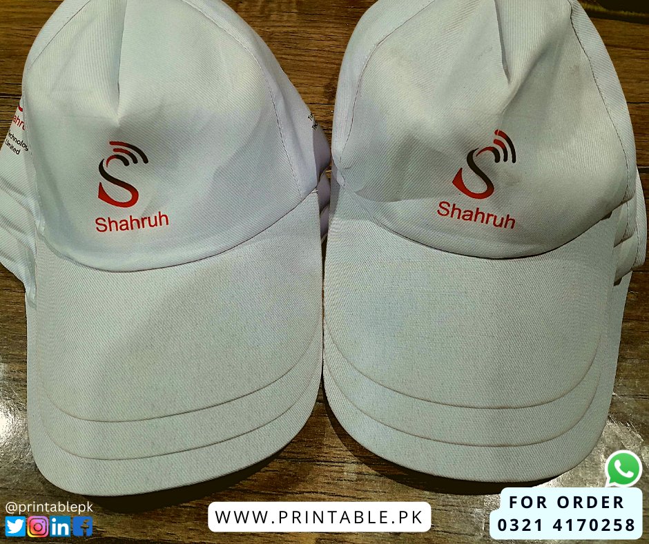 Elevating Style and Recognition! Printablepk Delivered Customized P. Caps and Souvenirs to Shahruh Technologies for Their New Office Inauguration Ceremony and High Achiever Employees.
+92 321 4170258
#Printablepk #CustomCaps #OfficeInauguration #CorporateRecognition
