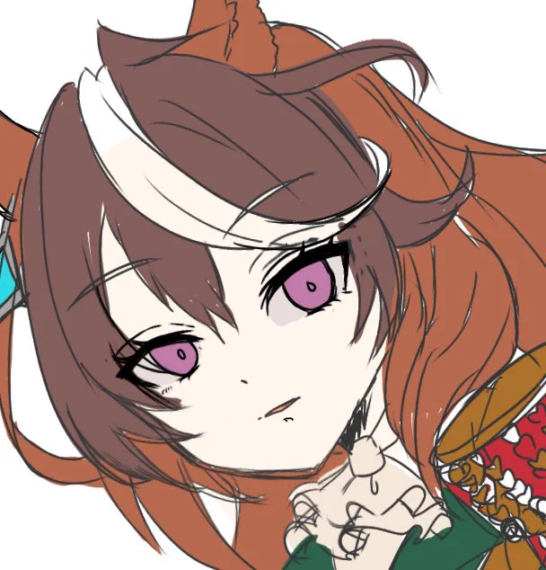 ルドルフ描いてます 