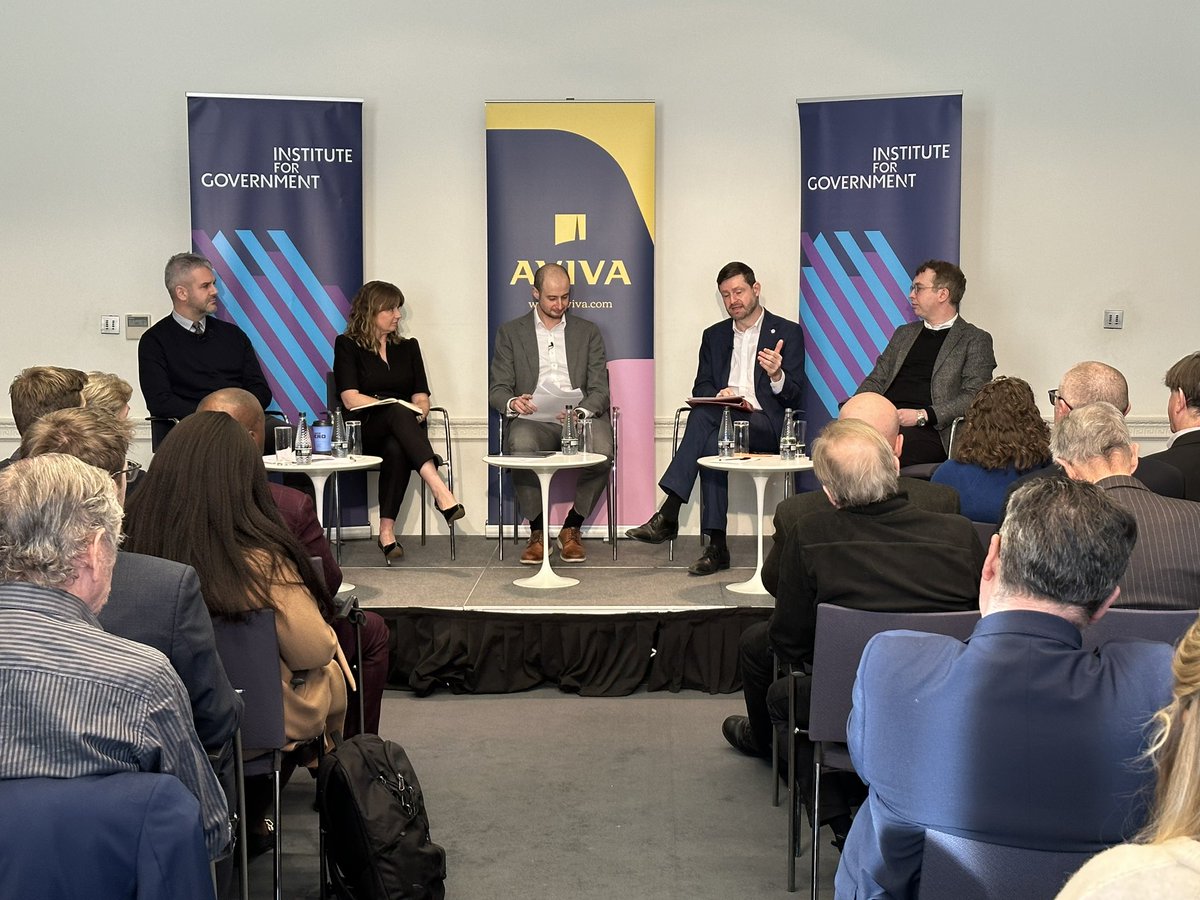 Nick King (@nickphking) on Twitter photo Standing room only for <a href="/instituteforgov/">Institute for Government</a> event on devolution and regional growth. Insightful comments from <a href="/JimfromOldham/">Jim McMahon MP</a> <a href="/olivercoppard/">Oliver Coppard</a> <a href="/SebastianEPayne/">Sebastian Payne</a> and Sophie White from <a href="/avivainvestors/">Aviva Investors</a> . All agree direction of travel is only one way and v positive - but much further to go. Standing room only for <a href="/instituteforgov/">Institute for Government</a> event on devolution and regional growth. Insightful comments from <a href="/JimfromOldham/">Jim McMahon MP</a> <a href="/olivercoppard/">Oliver Coppard</a> <a href="/SebastianEPayne/">Sebastian Payne</a> and Sophie White from <a href="/avivainvestors/">Aviva Investors</a> . All agree direction of travel is only one way and v positive - but much further to go.