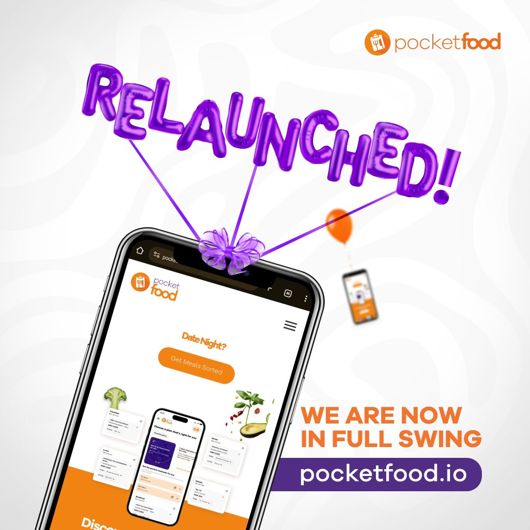 trypocketfood's tweet photo. Relaunch day is upon us!💃
For the past few weeks, we've been announcing the exciting news that Pocketfood is transforming big time. Well, the time is here and the time is now!
More features, more updates, and a whole lot of good food coming your way.
#pocketfood #mealssorted https://t.co/7fmecJTVpl