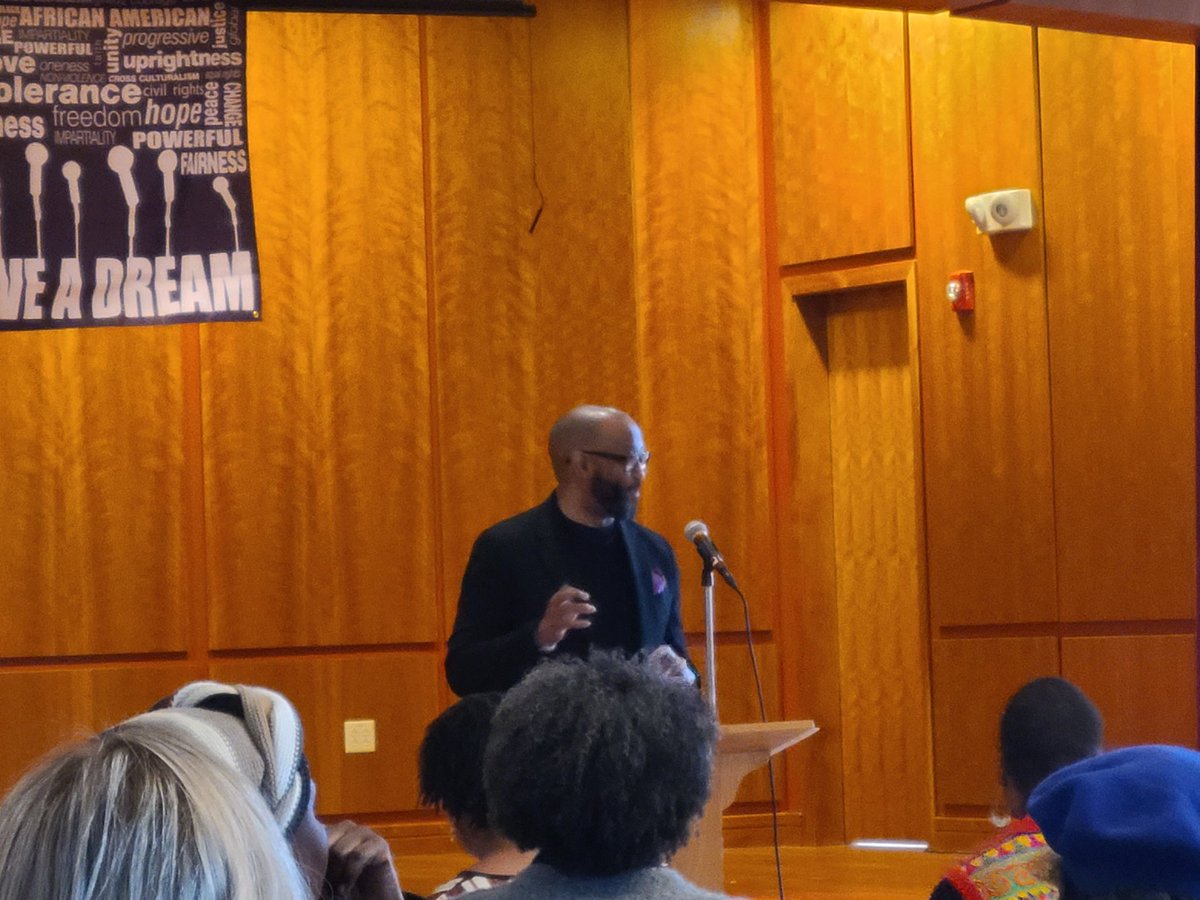 matt_leming's tweet photo. Some photos from the MLK Day Celebration at the West Medford Community Center. I was particularly impressed by the keynote speech from Darryl Owens, who spent his career teaching de-escalation tactics at the Boston Police Academy and offered nuanced views on the subject. https://t.co/t5c155u78S